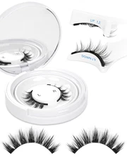 Natural Look Magnetic Eyelashes Kit - Reusable Double Sided Magnetic Lashes with
