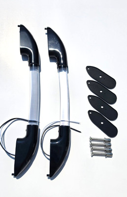 J&J HandleLights Lighted Grab Handles Centurion Ford Trucks 80-96 Black / Clear