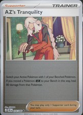 Chaos Rising #76 AZ's Tranquility Reverse Holofoil Pokemon NM