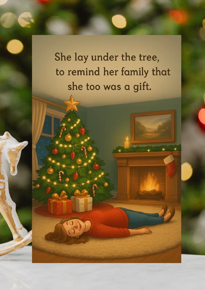 FUDGING GOOD PRINTS Mum Gift Funny Christmas Card - Humorous Festive Xmas Card 🎄