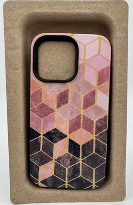 Casely  iPhone 13 Pro Phone Case ''Stepping Up Geo Rose Gold Marble'' , New