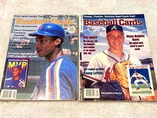 Baseball Cards Magazine May 1989, April 1992 - All Baseball Card Inserts Uncut