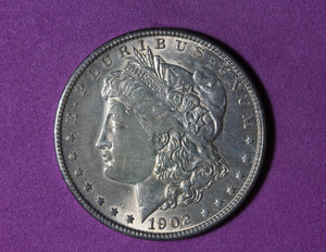 1902-O Morgan Silver Dollar #P34326