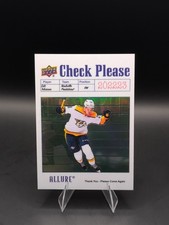 2022-23 Upper Deck Allure Hockey - Check Please Eeli Tolvanen #CP-7