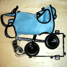 Dog Wheelchair Rear Legs, Baby Blue, size Medium Partial Assembly required NEW