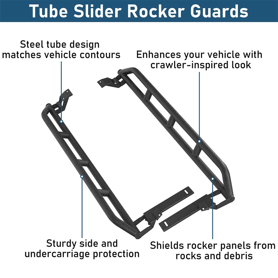 Hooke Road Running Board Guards For 2013 2014 2015 2016 2017 Subaru XV Crosstrek - Image 4 of 4