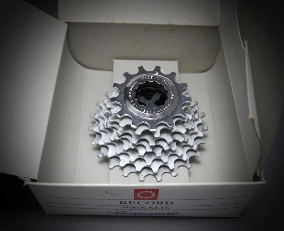 NOS Campagnolo Super Record Alloy CS-8SR Cassette / 8 Sp/ nib Shamal #VELOWIZARD - Bild 1 von 4