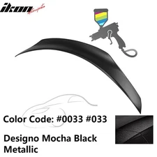 Fits 15-21 Benz W205 C-Class 4Dr Sedan PSM Style Trunk Spoiler ABS Painted #0033