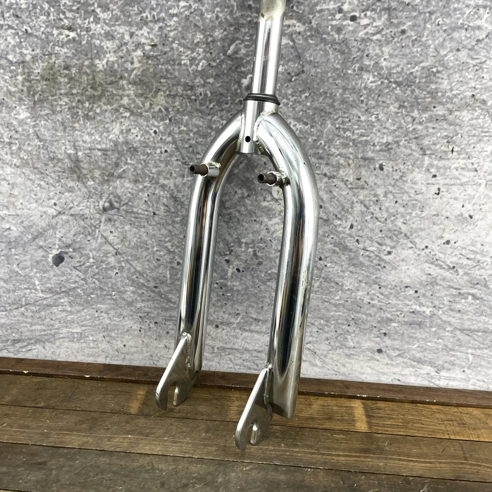 Vintage Spinner BMX Fork Freestyle 990 20 1" Threaded 14mm Dropout Chrome 2001 - Image 3 of 4