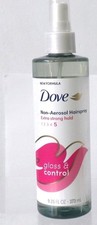 Dove Extra Hold Styling Hairspray Non-Aerosol 24H Touchable Glossy Hold, 9.25 Oz