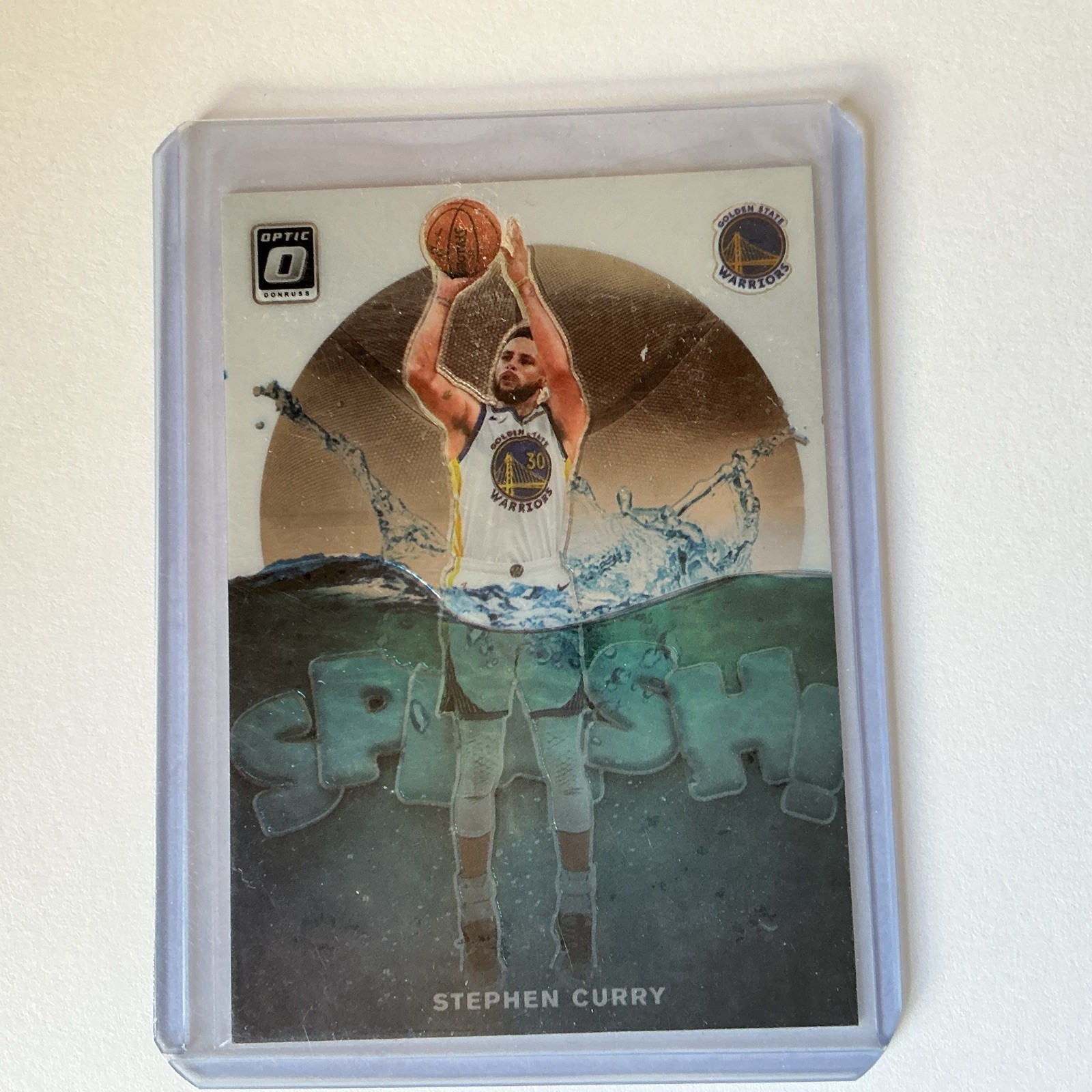 2019-20 Panini Donruss Optic Stephen Curry Splash! #4 Warriors