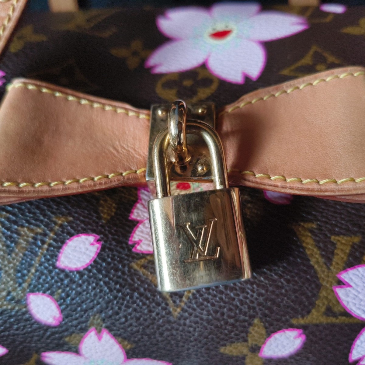 Authentic LOUIS VUITTON Takashi Murakami Cherry Blossom Papillon