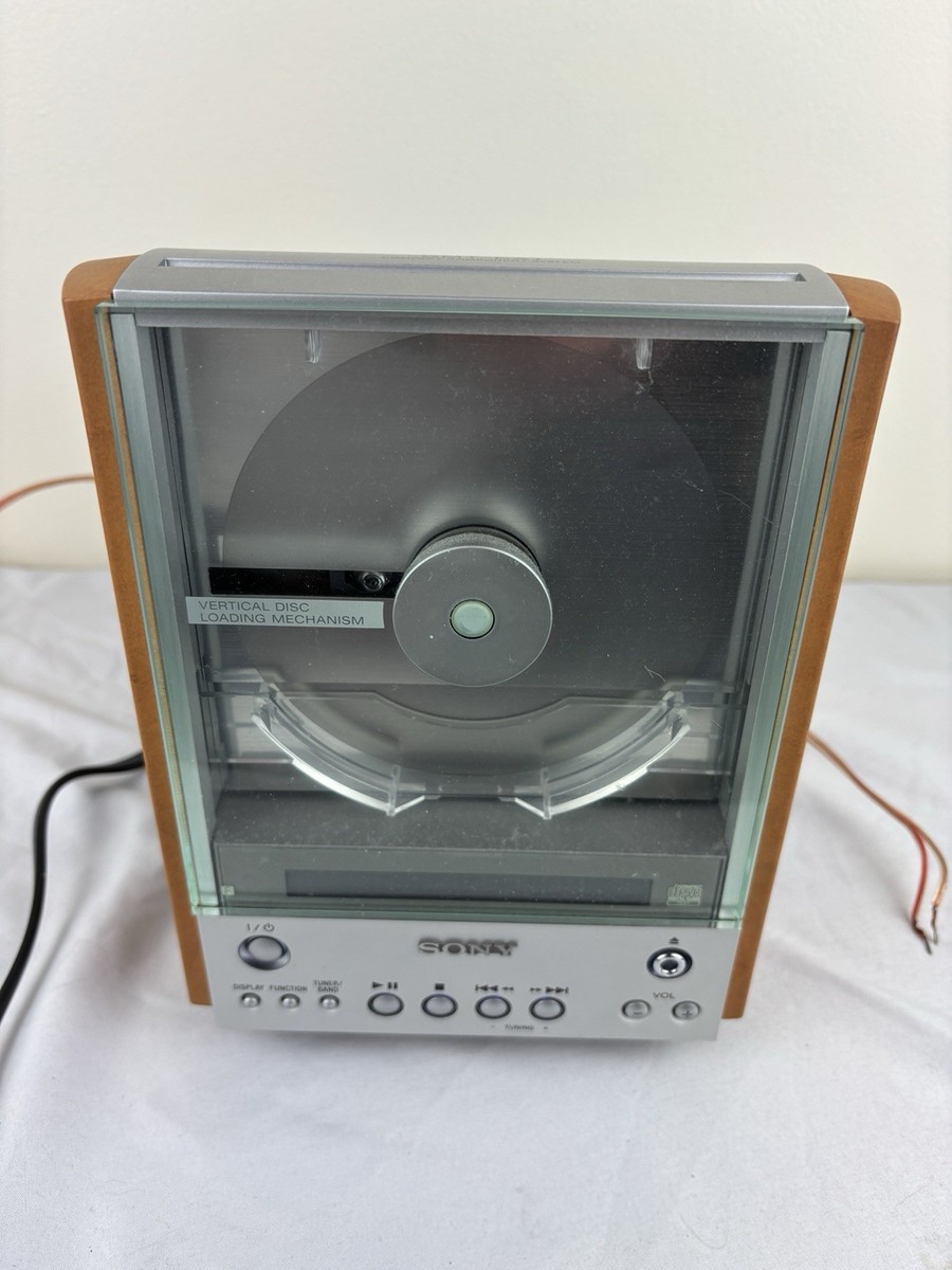Sony CMT-EX1 Vertical Loading CD Player Micro Hi-Fi System AM/FM w