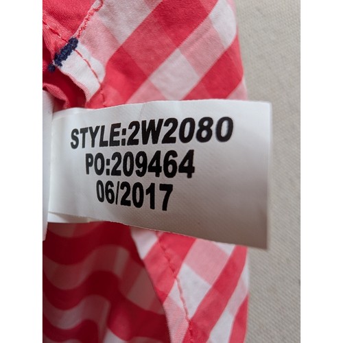 Vineyard Vines Cotton Candy kariert Button-Down Bluse Hemd Größe 8 - Bild 3 von 5
