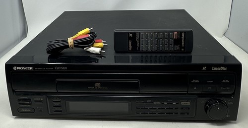 Pioneer Laserdisc CLD S201 CD CDV LD Player With AV Cable & Remote