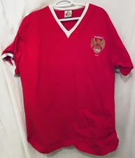 Toffs Manchester Reds 1958 FA Cup Final Retro Football Shirt Men's 3XL