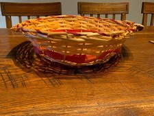 DIY Make Your Own Christmas/Gift Hamper Wicker Basket with handles-16 " Diameter
