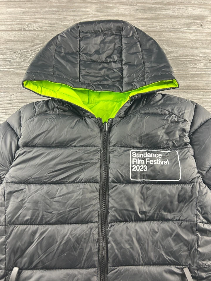 Kenneth Cole Reversible Hooded Puffer Jacket Sundance Film Festival 2023 NWT - Image 3 of 4
