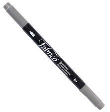 Tsukineko Dual-Ended Fabrico Marker Color-Fast, Cool Gray Office Product