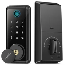 Front Security Smart door Lock 100Code Fingerprint Keyless Entry Lock AppControl