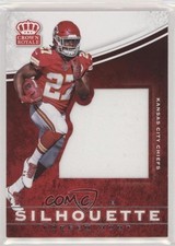 2017 Panini Preferred Jumbo Rookie Silhouette Jerseys Kareem Hunt #17 gp3