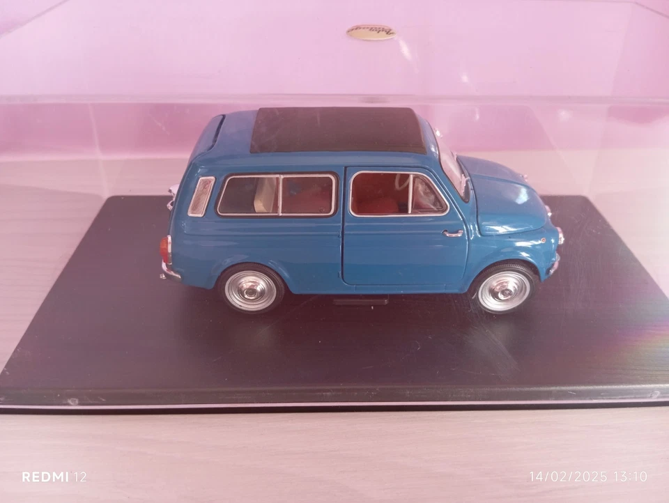 🔥🔥🔥 Fiat 500 Giardiniera auto vintage deluxe collection Leo Models 1:24🔥🔥🔥 - Immagine 4 di 4