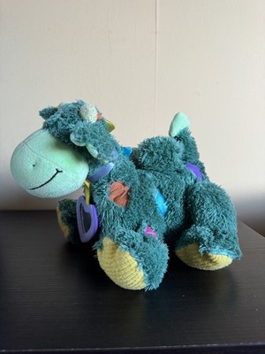 Rentner Jellycat Jelly Kitten Drew Drache Stoffbuch sensorisches Stofftier
