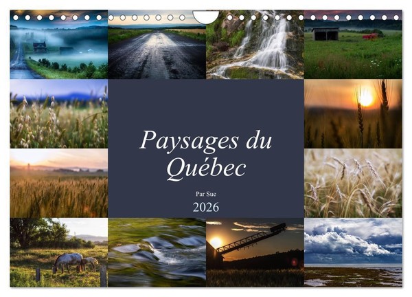 Paysages Du QuéBec (Calendrier Mural 2026 Din A4 Vertical), Calvendo Calendrier-image