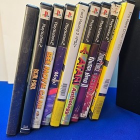 Sony PlayStation 2 PS2 Console SCPH-39001 W/Cables 8mb Controller 9 Game Bundle