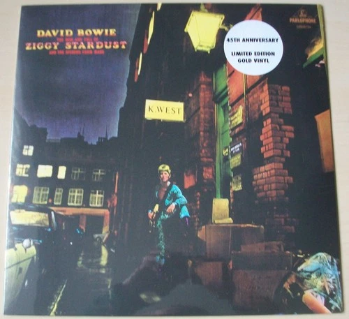 DAVID BOWIE ZIGGY STARDUST LP 45th ANNIVERSARY GOLD VINYL MINT SEALED FROM NEW