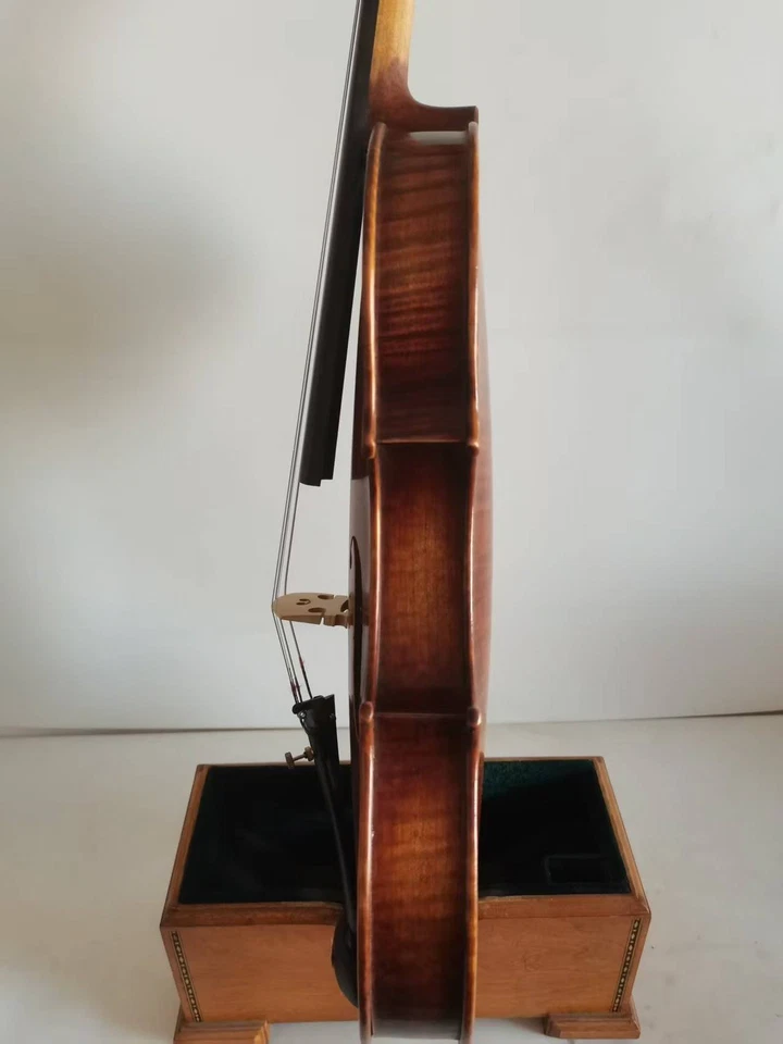 4/4 violin Guarneri Model Flamed maple back spruce top hand Antique Style K3484 - Image 4 of 4