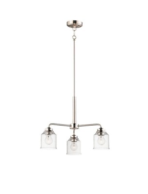 Maxim 12260CD Nickel Acadia 3-Light 20''W Chandelier