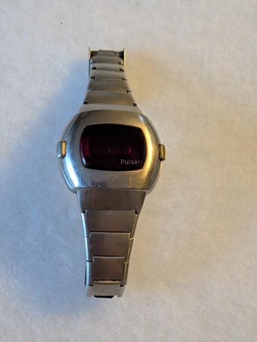 Vintage Pulsar P3 115122 Time Computer Digital LED Men's Watch Parts Repair Only - Picture 7 of 7
