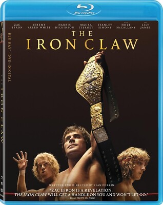 The Iron Claw Bluray + DVD + Digital ZachEfron BRAND NEW EXPEDITED SHIPPING