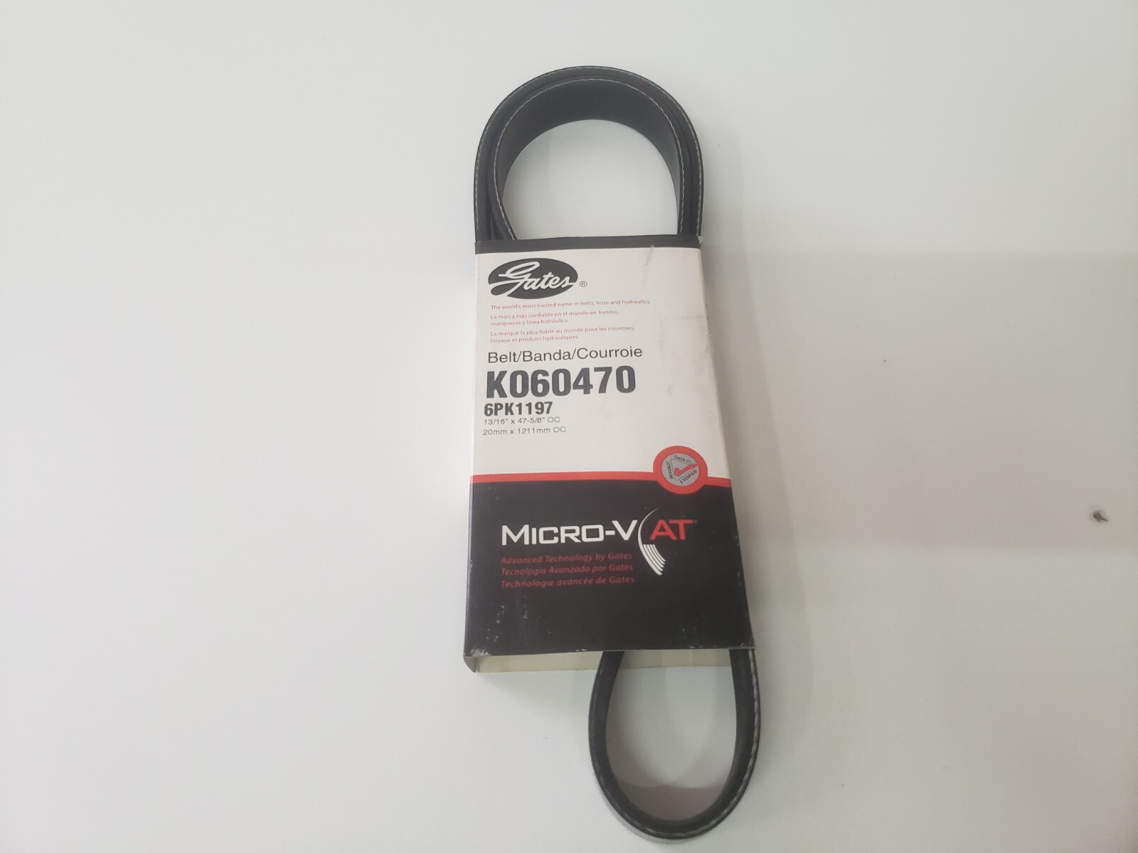 Serpentine Belt Gates K060470 eBay