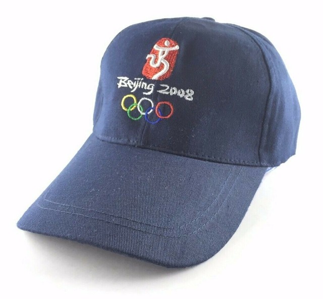 BEIJING 2008 Summer Olympics Baseball Cap Hat Adjustable One Size Strap