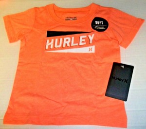 orange hurley shirt