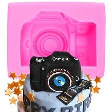 3D Large Camera Cake Silicone Mould for Fondant Sugarcarft Chocolate Decorate