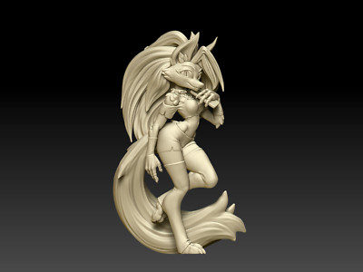 Loona, Helluva Boss V2 Wolf Girl Pinup Fantasy Miniature DnD Tabletop RPGs