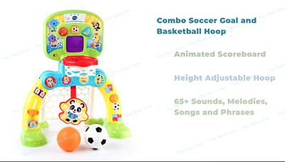 Win Sports Center Basketball Soccer Toddler Toy VTech Count Win