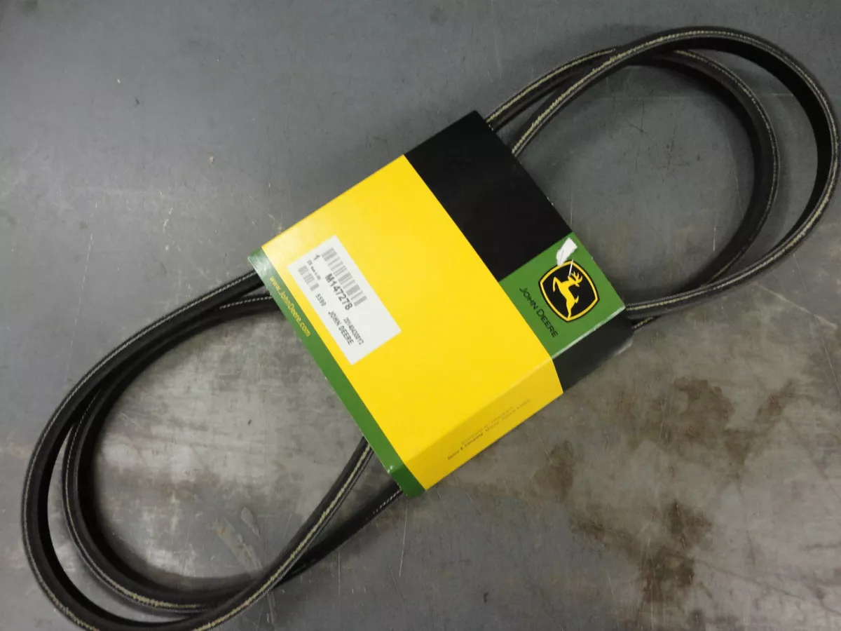 JOHN DEERE Genuine OEM Power Flow Bagger Belt M147278 48C Mower Deck GX LX X Z