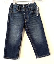 OshKosh Classic Blue Denim Jeans Sz 2T Toddler Straight NWT New