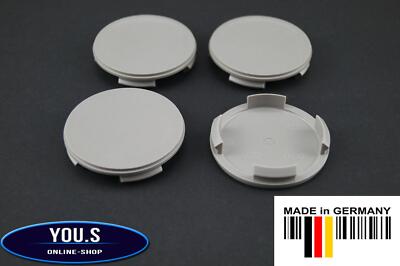 4 hub caps hub cap wheel cover 60.0 mm - 56.0 mm - ZA1327 - gray AEZ DOTZ
