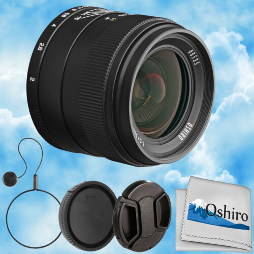 Oshiro 35 mm f/2 LD UNC AL obiettivo manuale full frame Nikon D3300 D3200 D3100 D3000 - Foto 1 di 10