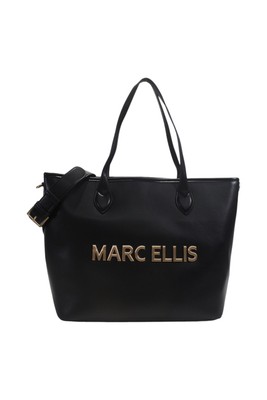 Marc Ellis MACROTOTE Black Women's Shopping Bag