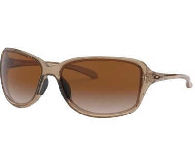 Oakley Women's OO9301 Cohort Rectangular Sunglasses, Sepia/Dark Brown 62mm