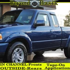 For 1993-07 2008 2009 2010 2011 Ford Ranger Extended Cab SMOKE Door Vent Visors