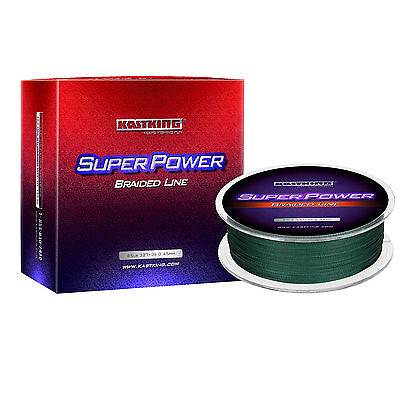 KastKing SuperPower 30 lb Test Braided Fishing line 328 yds - Moss