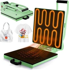 DIY Digital Clamshell Heat Press Machine for T Shirt ,15" x 15" Heat Press