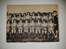 Muskegon Lassies 1947 All-American Girls Baseball Team Picture Bill Wambsganss
